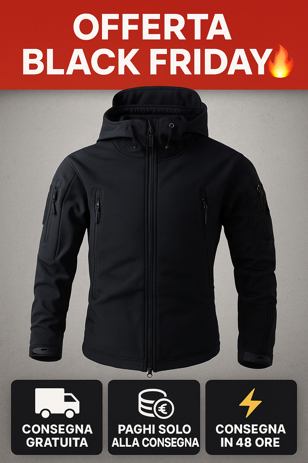 Giacca Tattica StormGuard Pro - 🔥 Ora al prezzo di Black Friday!